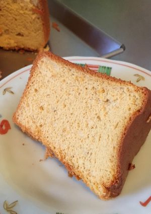きなこと黒蜜のシフォンケーキ(17cm)-レシピのメイン写真