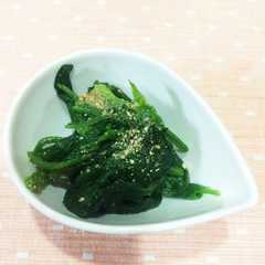 รูปของ めんつゆで簡単☆ほうれん草のナムル