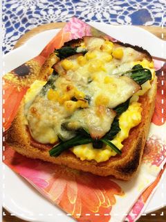 【朝ごはんの定番】母のピザトースト♡-レシピのメイン写真