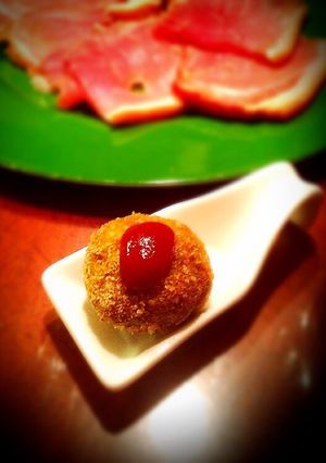 ひとくちアミューズ チーズ入りフライ-レシピのメイン写真