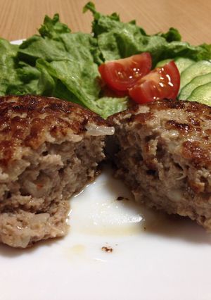 水切り不要 豆腐で簡単ふわふわハンバーグ-レシピのメイン写真