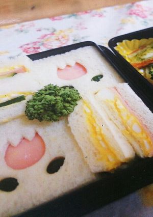 チューリップサンドイッチ弁当-レシピのメイン写真