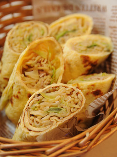 オイスター焼きそばのラップサンド-レシピのメイン写真