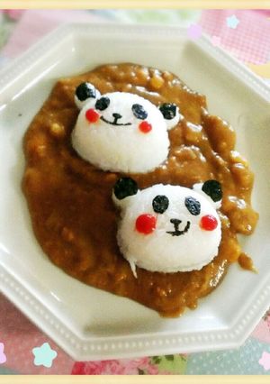 残り物のカレーでデコカレー-レシピのメイン写真