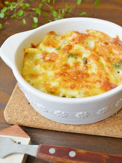 菜の花とベーコンの簡単グラタン・・・*-レシピのメイン写真