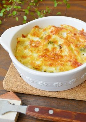 菜の花とベーコンの簡単グラタン・・・*-レシピのメイン写真