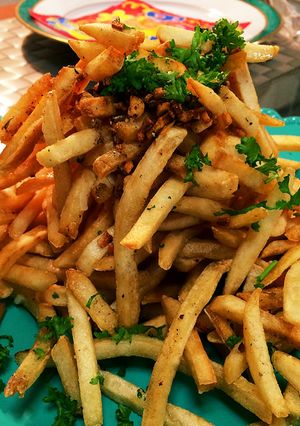 アンチョビにんにくバターのフライドポテト-レシピのメイン写真