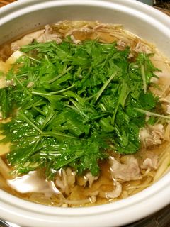 豚肉と水菜のみぞれ鍋-レシピのメイン写真