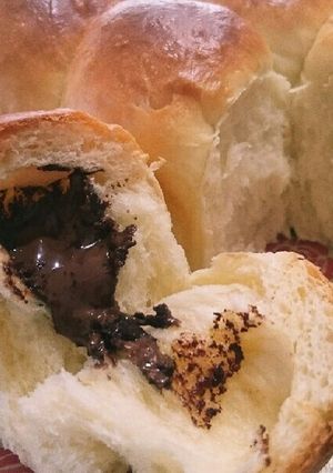 ふんわり♪チョコとろ〜んのちぎりパン♪-レシピのメイン写真