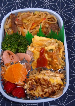 焼きそば大好き弁当-レシピのメイン写真