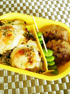 ピーマンカップの塩焼きそばグラタン♪-レシピのメイン写真