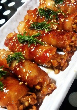こりこり美味しい♪えのきの豚バラ巻き★-レシピのメイン写真