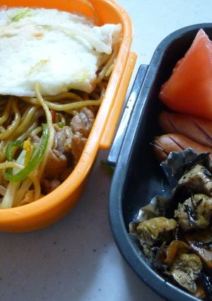 焼きそば★うまうま★簡単弁当-レシピのメイン写真