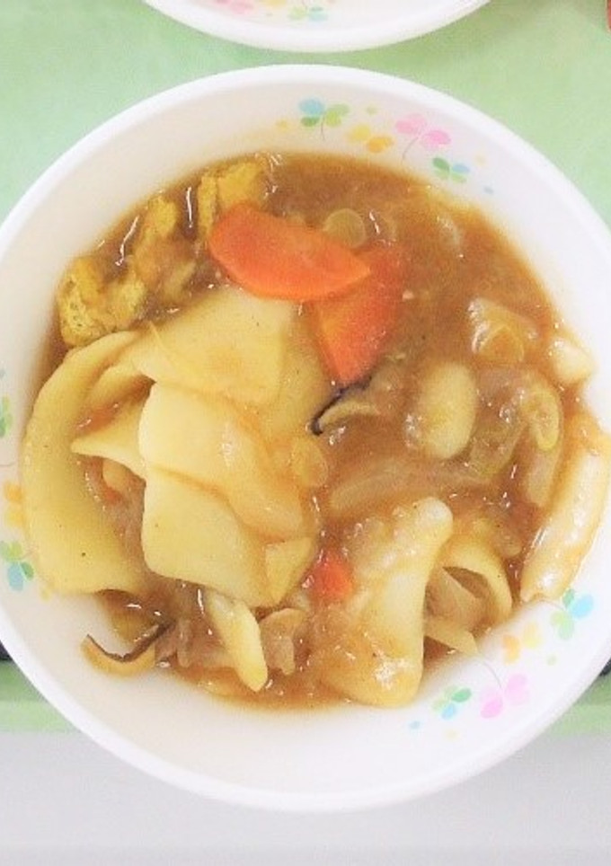 【学校給食】カレーはっと汁-レシピのメイン写真
