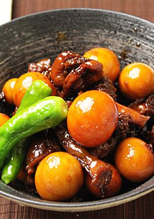 簡単♪絶品★鳥もつ煮（鶏モツ煮込み）-レシピのメイン写真