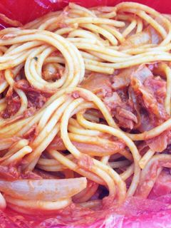 お手軽トマトソースパスタ♪-レシピのメイン写真