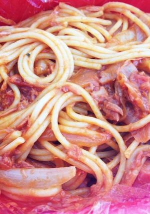 お手軽トマトソースパスタ♪-レシピのメイン写真