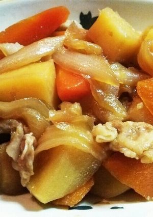我が家の水無し肉じゃが-レシピのメイン写真