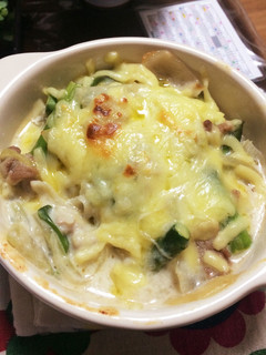 白菜と豚肉の和風グラタン-レシピのメイン写真