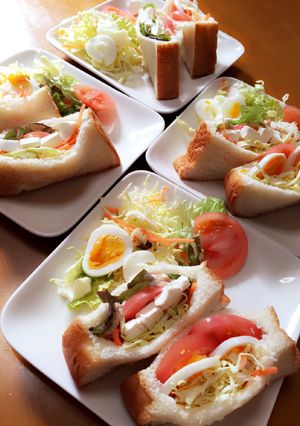 おしゃれな朝ごはん☆サンドイッチ-レシピのメイン写真