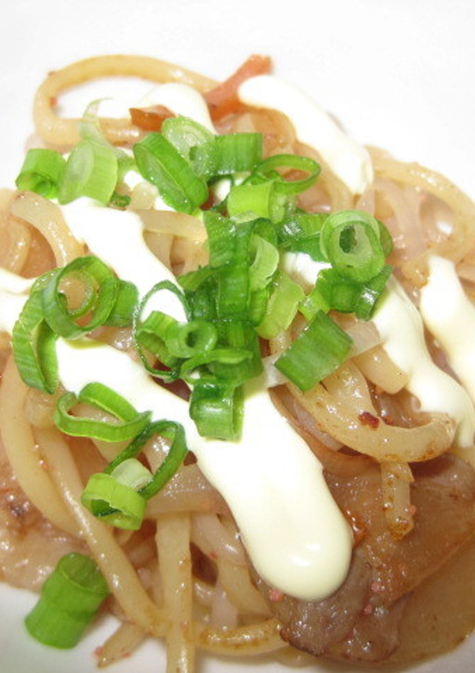 たらこ焼きそばマヨねぎかけ-レシピのメイン写真