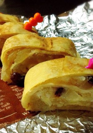 リンゴクレープロールケーキ-レシピのメイン写真