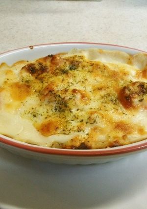 マカロニグラタン♡チキンエビ入り-レシピのメイン写真