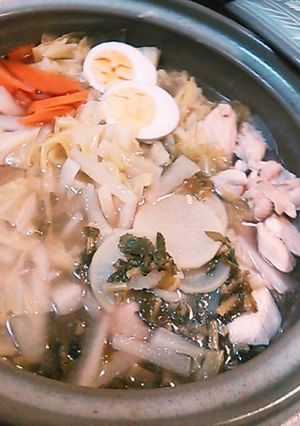 かくし味がオタフクソース塩*ラーメン鍋-レシピのメイン写真