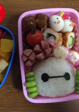 ベイマックスキャラ弁-レシピのメイン写真