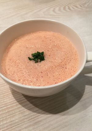 簡単 豆乳 トマトスープ (老化防止)-レシピのメイン写真