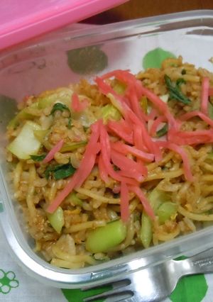 マルちゃん焼きそばめし弁当-レシピのメイン写真