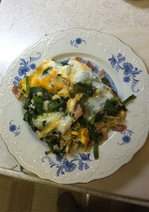 ほうれん草とベーコンのチーズ炒め-レシピのメイン写真