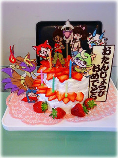 妖怪ウォッチケーキ-レシピのメイン写真