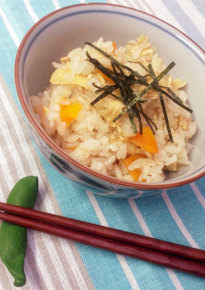 簡単！湯葉の炊き込みご飯-レシピのメイン写真