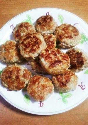 卵なし＆少ない材料で！ミニ豆腐ハンバーグ-レシピのメイン写真