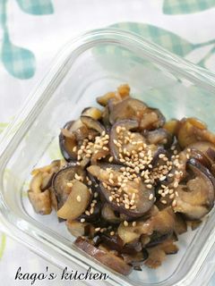 ✿簡単✿なすのごま油炒め-レシピのメイン写真