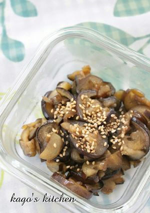 ✿簡単✿なすのごま油炒め-レシピのメイン写真