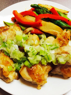 ネギ塩チキン-レシピのメイン写真
