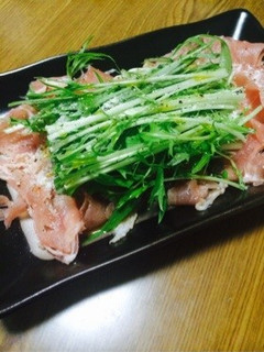 生ハムと水菜の サラダ アンティパスト♡-レシピのメイン写真