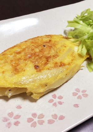 簡単朝食☆じゃがチーズのたまご焼き-レシピのメイン写真