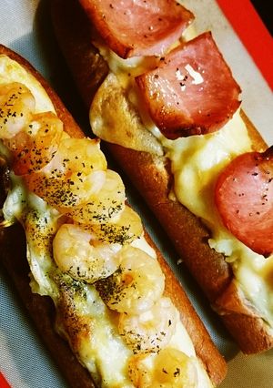 バケットピザ☆エビグラタンバージョン-レシピのメイン写真