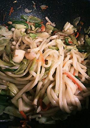 具だくさん焼きうどん-レシピのメイン写真