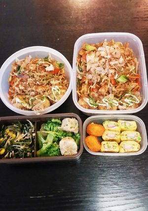スポーツ少年に捧ぐ♪ガッツ焼きそば弁当♪-レシピのメイン写真