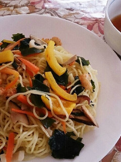 お酢でさっぱり!つけ麺焼きそば-レシピのメイン写真