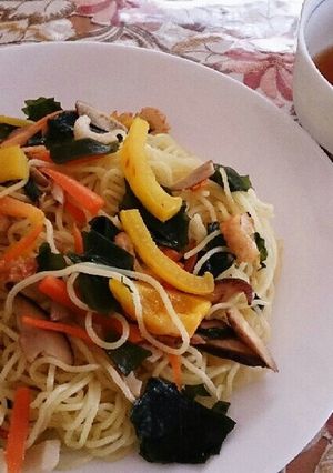お酢でさっぱり！つけ麺焼きそば-レシピのメイン写真