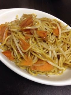 包丁いらず!5分でやきそば野菜3種入り-レシピのメイン写真
