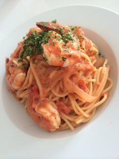 海老とトマトのクリームパスタ♡-レシピのメイン写真