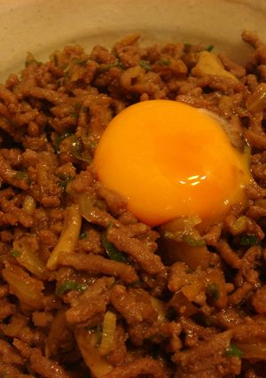 月見そぼろ丼-レシピのメイン写真