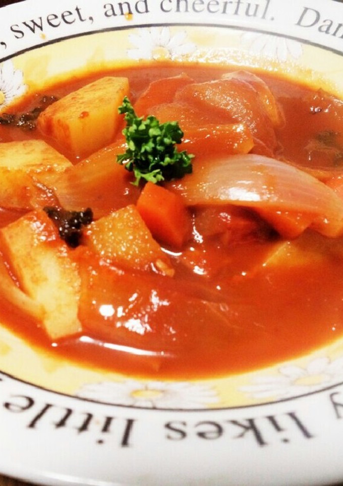 簡単　お野菜のトマト煮込み-レシピのメイン写真