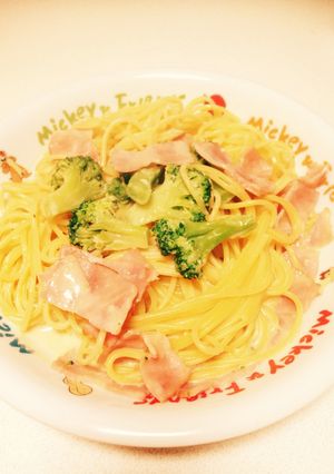 簡単！豆乳クリームスープパスタ-レシピのメイン写真